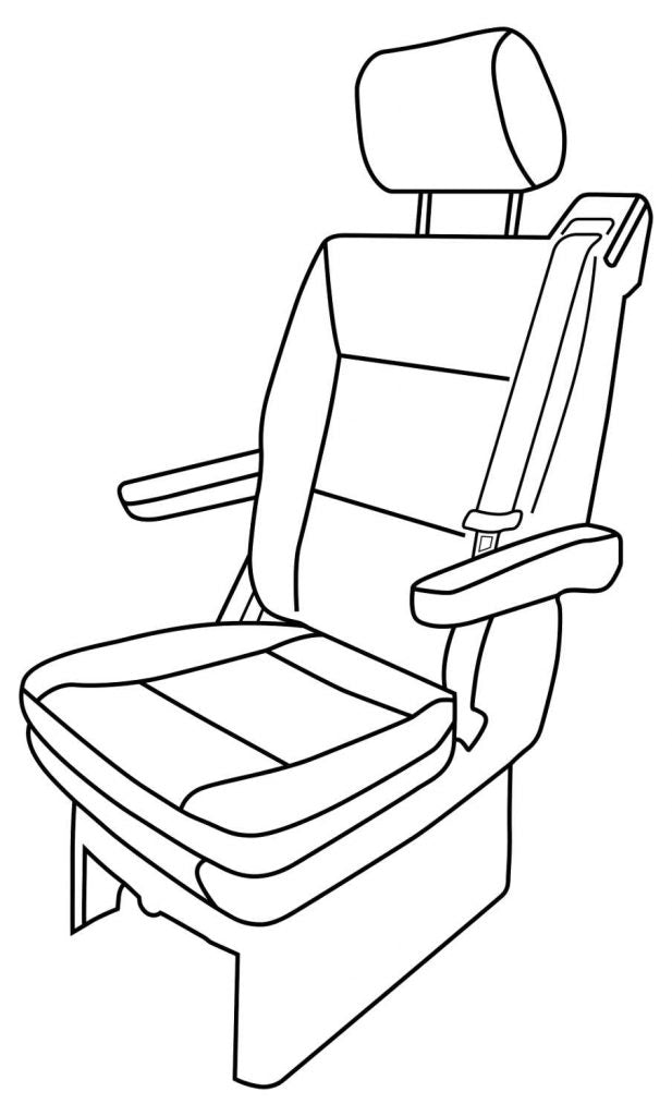 T5/T6/T6.1 Sitzbezüge 2 . Reihe (Fahrgastraum) -verschiedene Designs – BUS -BOXX