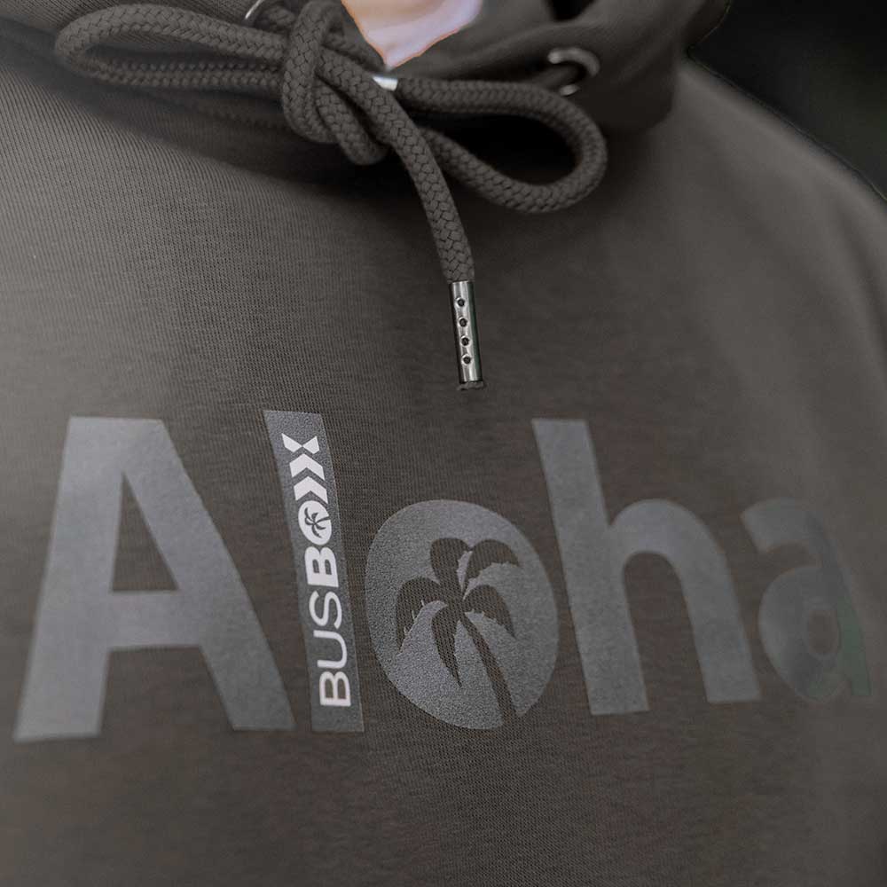 Busboxx aloha hoodie schwarz Detail