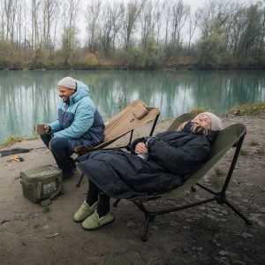 faltbarer Campingstuhl im Hängematten Style - Reclinig Chair -Vorbestellung - Lieferung bis Ende März-